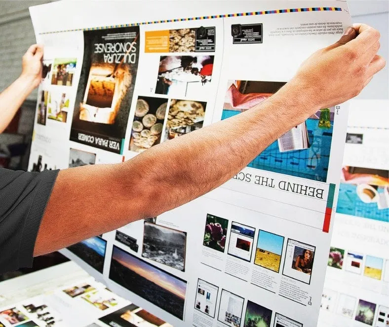 Printed brochures and marketing sheets